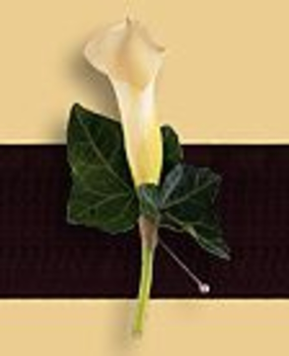 Miniature Calla Boutonniere