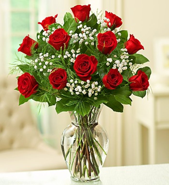 Classic Dozen Long-Stem Red Roses