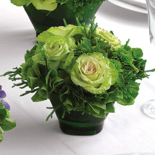 Green Reception Centerpiece