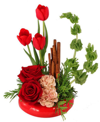 Red Hot Roses & Tulips