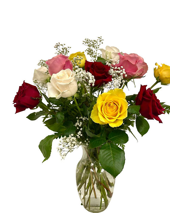 Dozen Mixed Roses