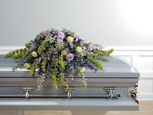 Purple and Lavender Casket Spray<br>CTT55-11