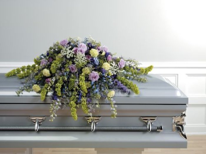 Purple and Lavender Casket Spray<br>CTT55-11