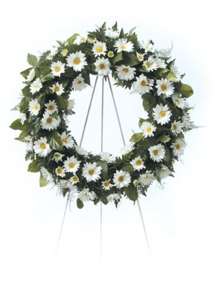 White Diasy Wreath