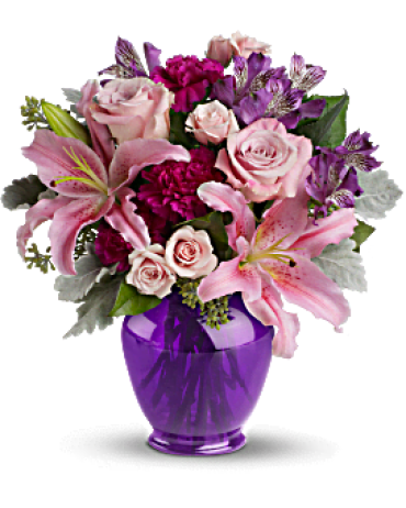 Teleflora S Elegant Beauty Br Tev06 1a Arranged By Florist In