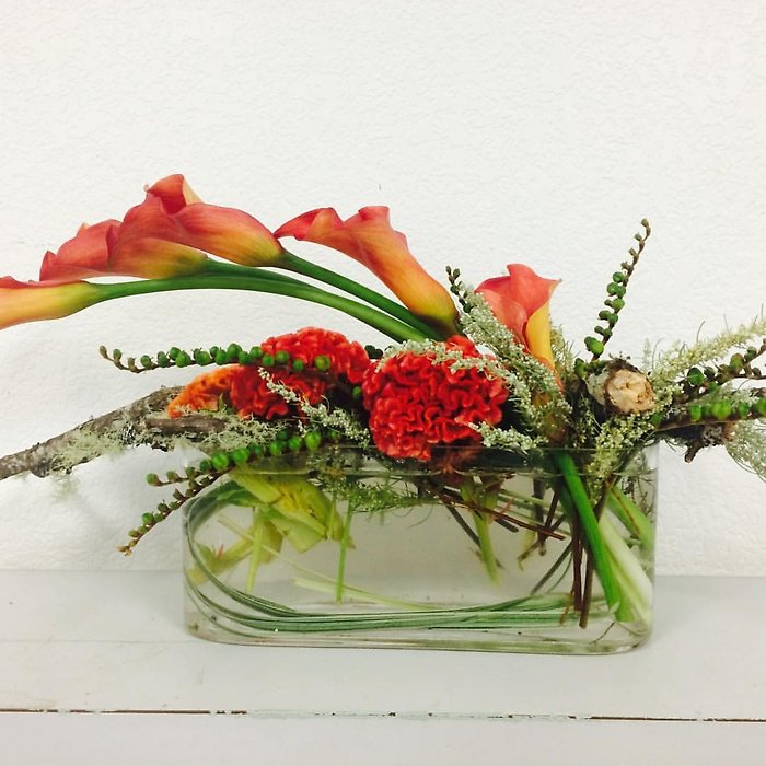 calla arrangement