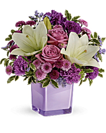 Teleflora S Pleasing Purple Bouquet Br Tev45 1a Denver Co