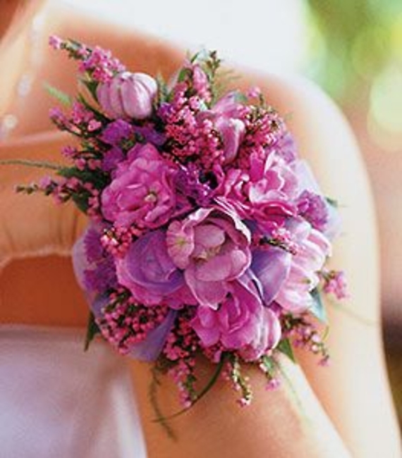 Purple and Lavender Corsage