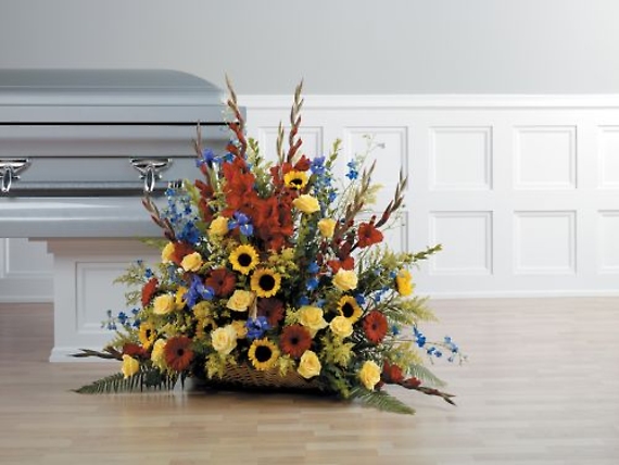 Mixed Fireside Basket Arrangement<br>CTT 82-21