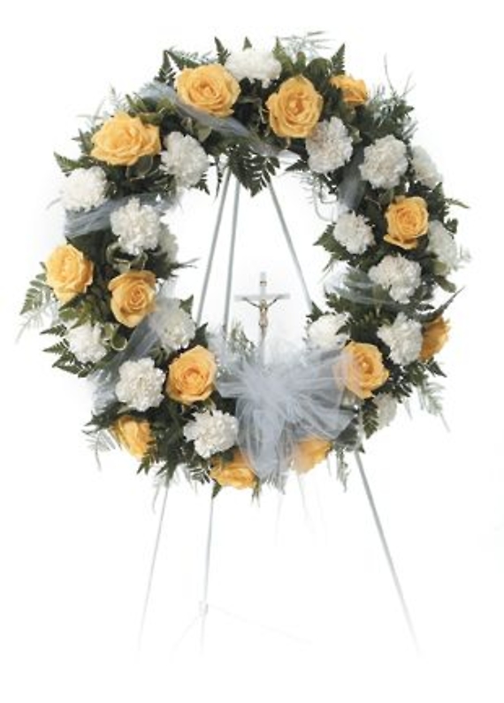 Yellow Rose Wreath<br>CTT 39-11