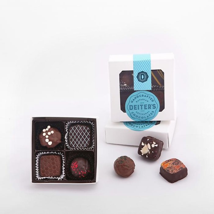 Deiter\'s Chocolates 4 Piece Box